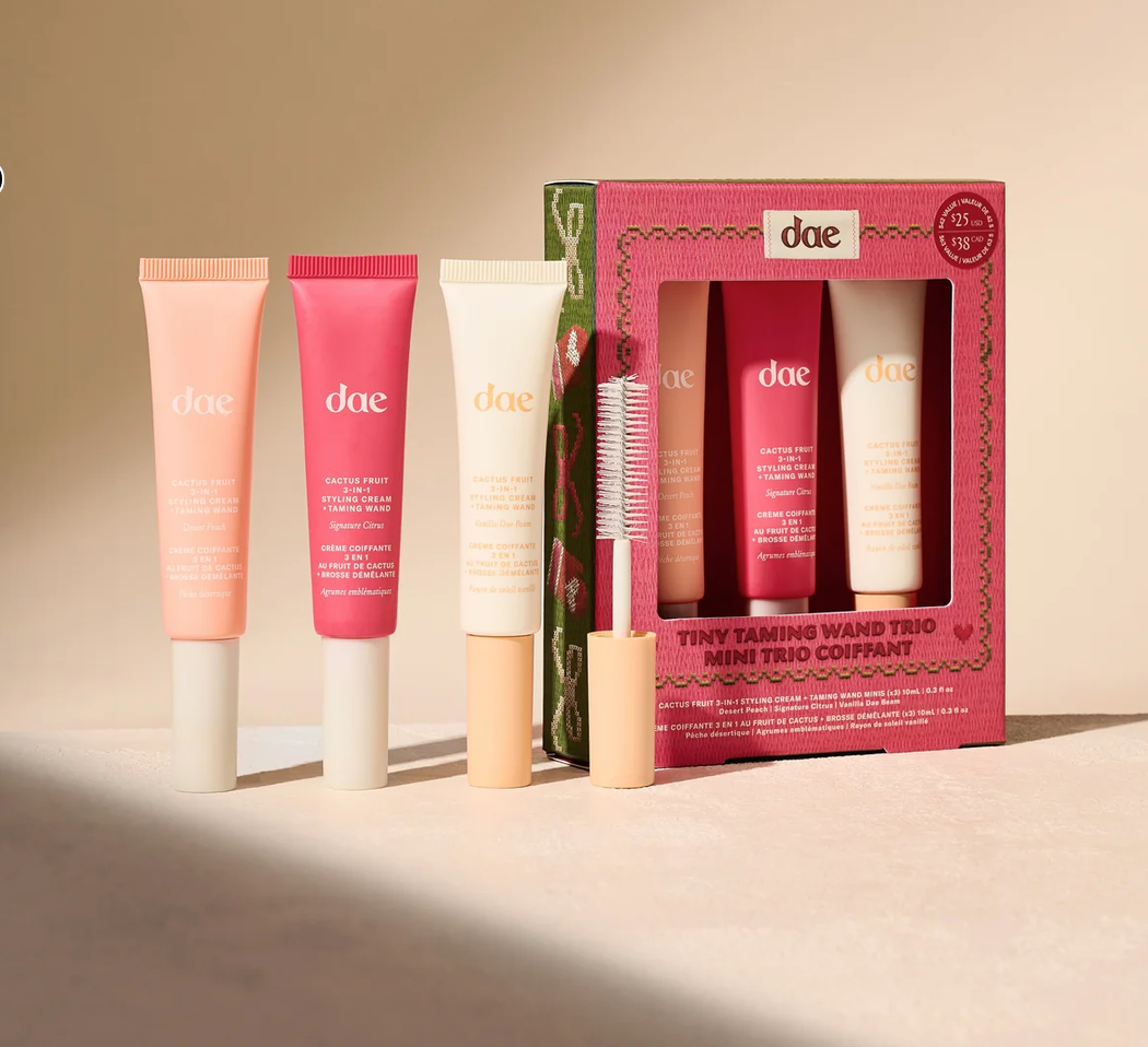 Dae Tiny Taming Wand Trio – three mini hair taming wands in three scents, coming soon
