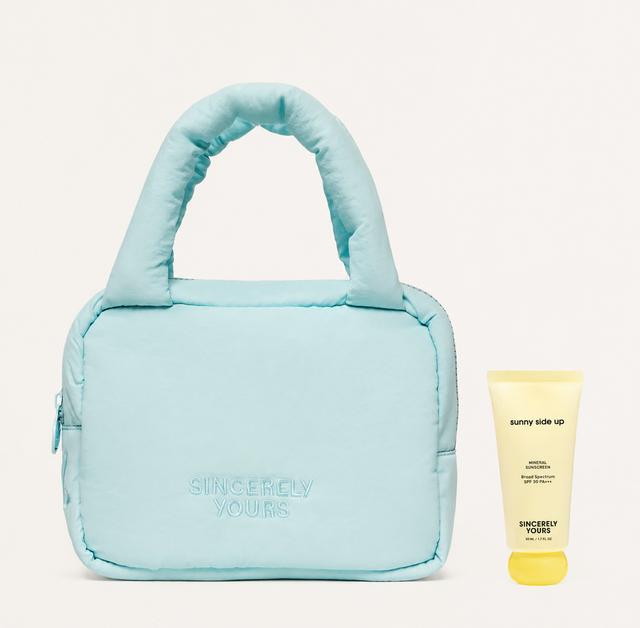 Sincerely Yours | Blue Skies Ahead Cloud Case & Sunny Side Up SPF 30 Bundle