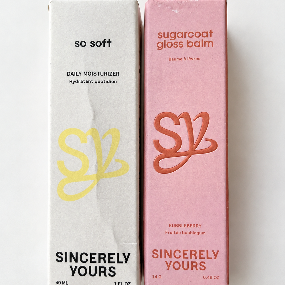 DAMAGED BOXES | Sincerely Yours | So Soft Moisturiser & Sugarcoat Bubbleberry Bundle
