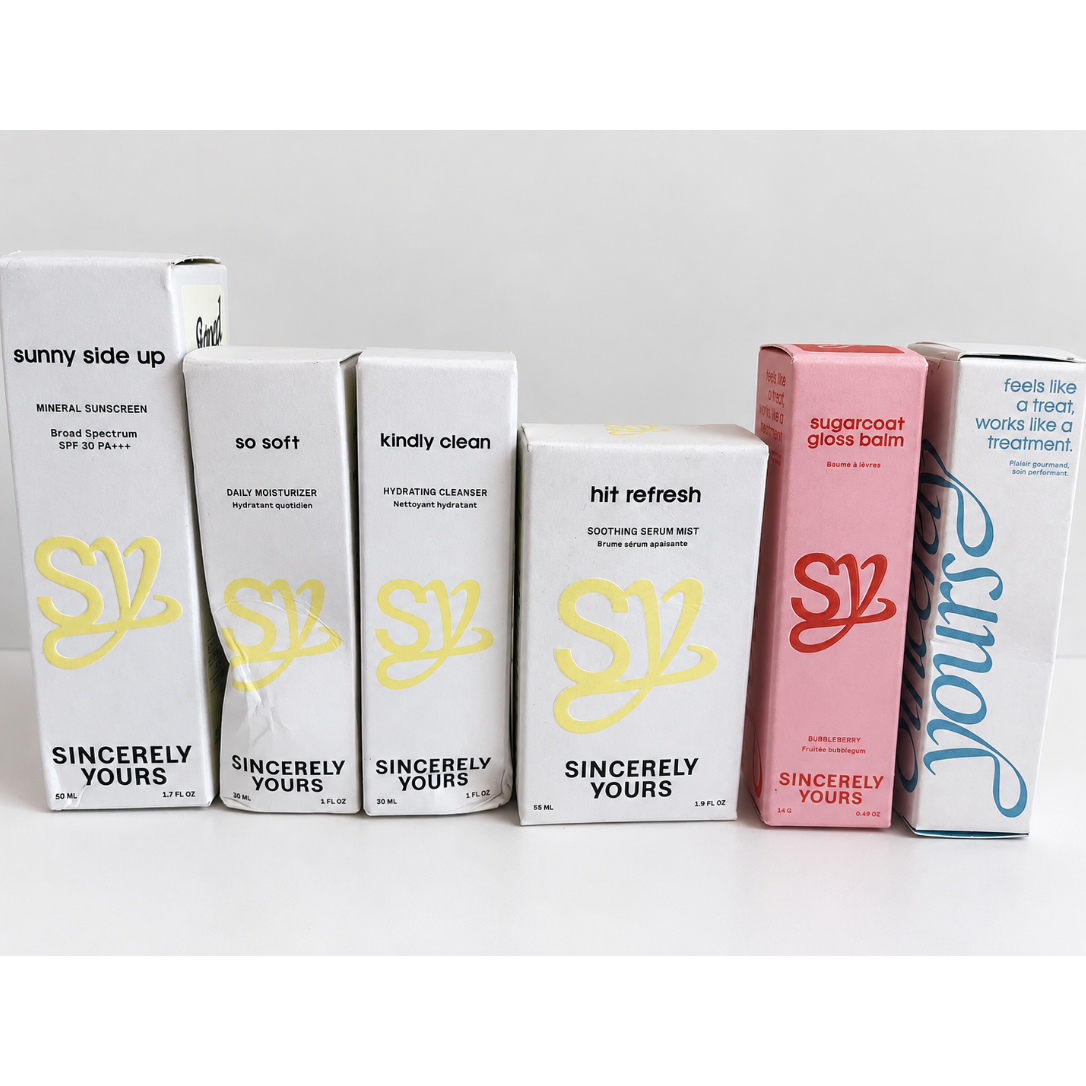 DAMAGED | Sincerely Yours | Skincare & Beauty Bundle – Perfectly Imperfect - UK