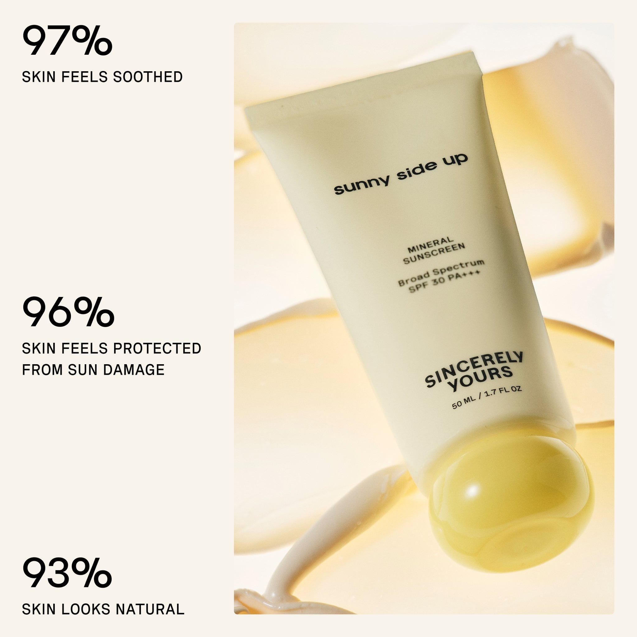 Sincerely Yours | Sunny Side Up Mineral Sunscreen SPF 30 (50ml) - UK