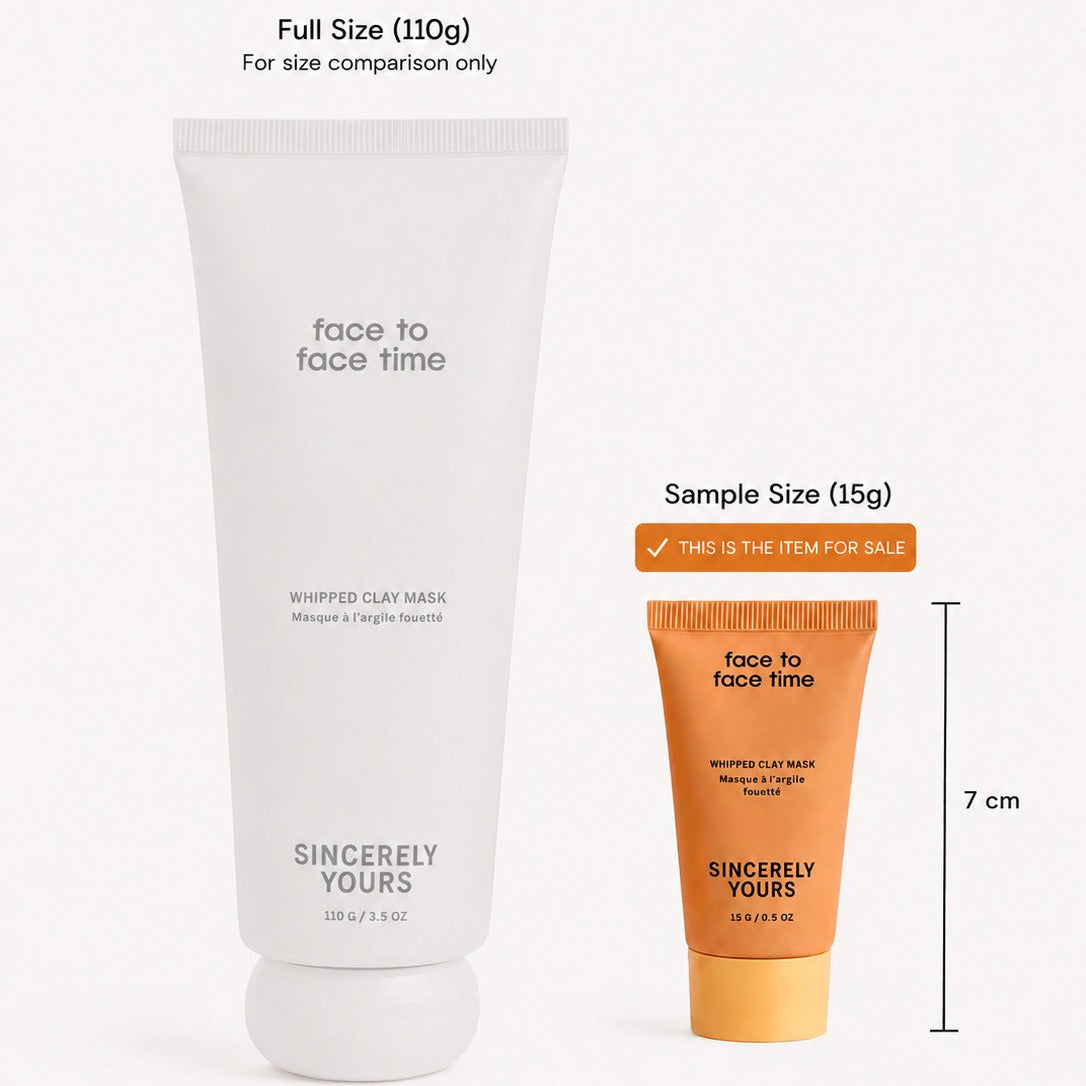 Sincerely Yours | Sample-Size | Face to Face Time Whipped Clay Mask (15g)