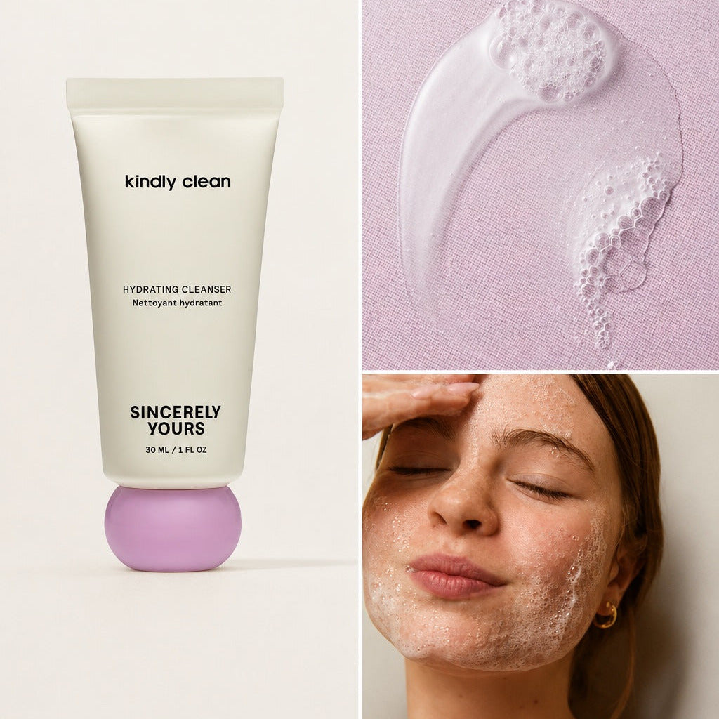 Sincerely Yours | Sleepover Bundle | 1 Bag, 3 Travel-Size Skincare Essentials