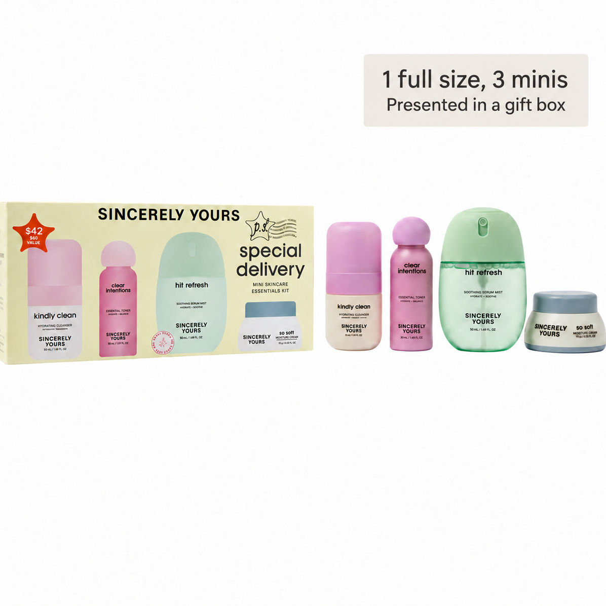 Sincerely Yours | P.S. Special Delivery Skincare Gift Set