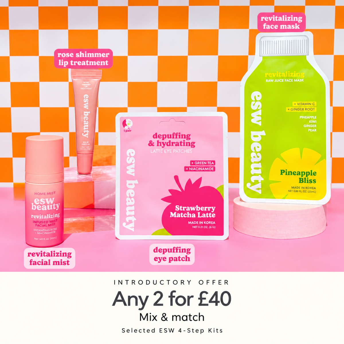ESW Beauty | Rise & Shine AM 4 Step Skincare Kit
