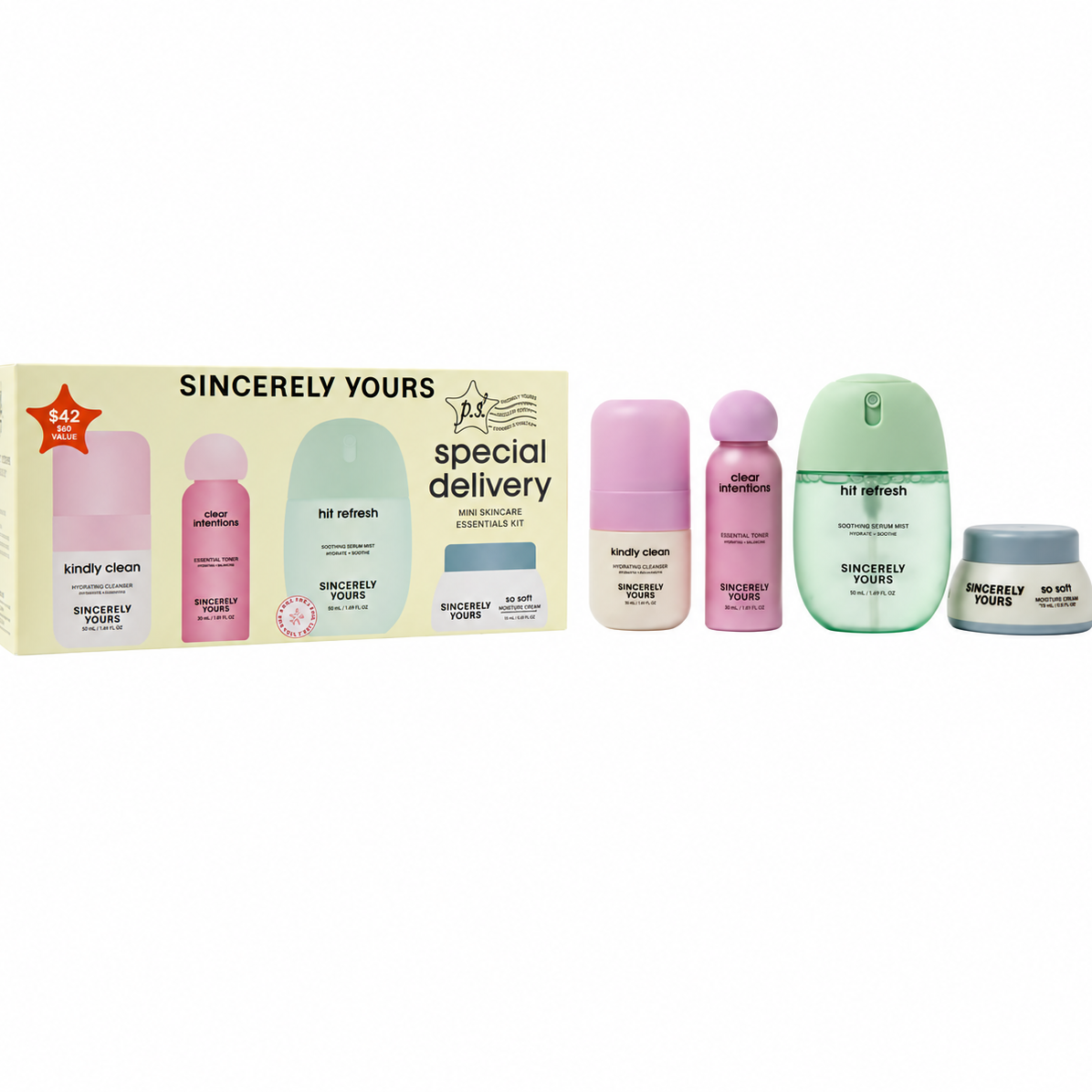 Sincerely Yours | P.S. Special Delivery Skincare Gift Set