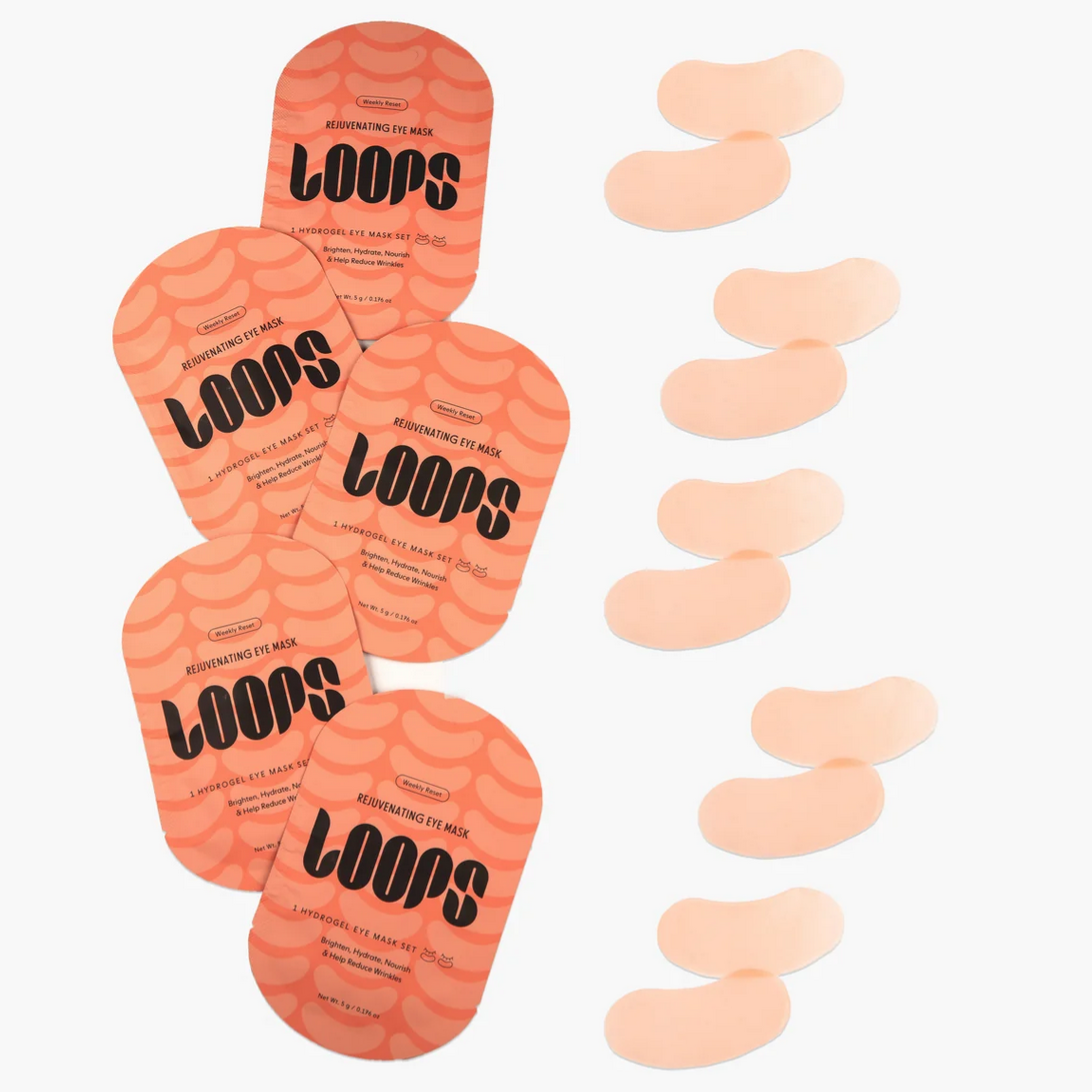 LOOPS | Weekly Reset Rejuvenating Hydrogel Eye Mask (5 Pairs)