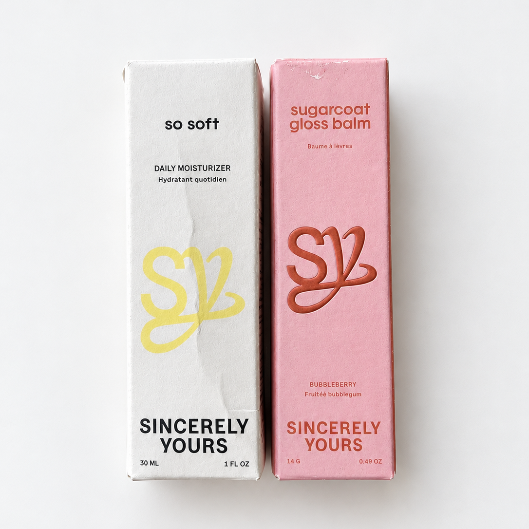 DAMAGED BOXES | Sincerely Yours | So Soft Moisturiser & Sugarcoat Bubbleberry Bundle