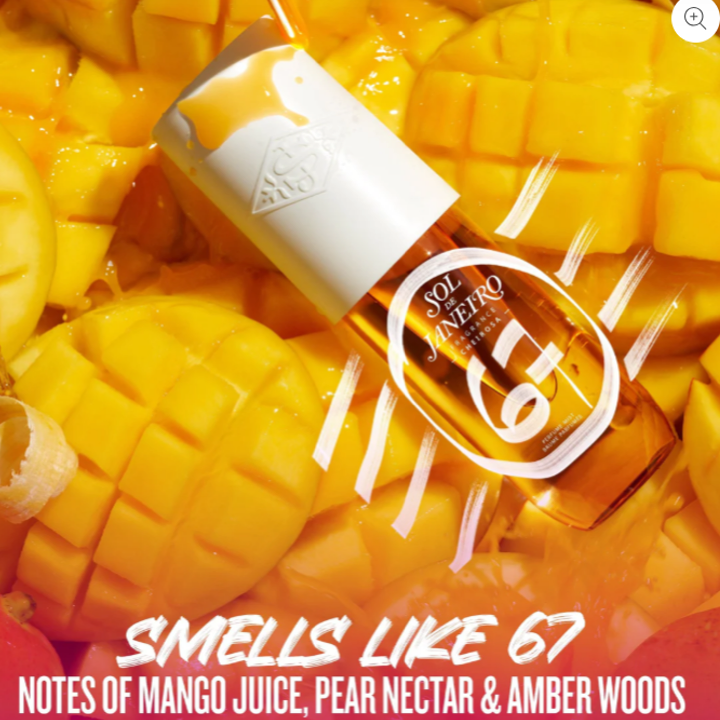 The "67” craze—turned into a scent. Cheirosa 67 (90ml) Limited edition—each bottle one of a kind. USA online-exclusive from soldejaneiro.com