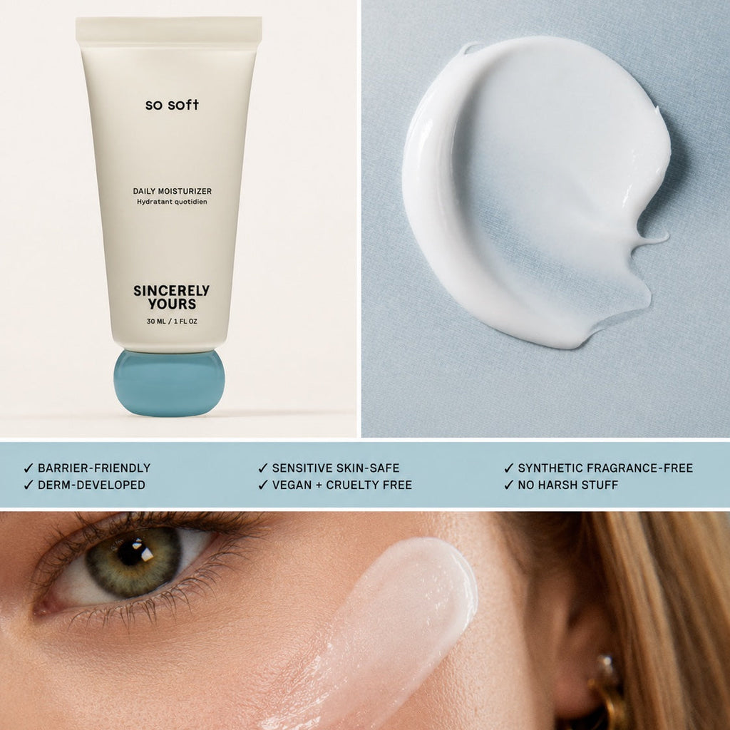 Sincerely Yours | Sleepover Bundle | 1 Bag, 3 Travel-Size Skincare Essentials