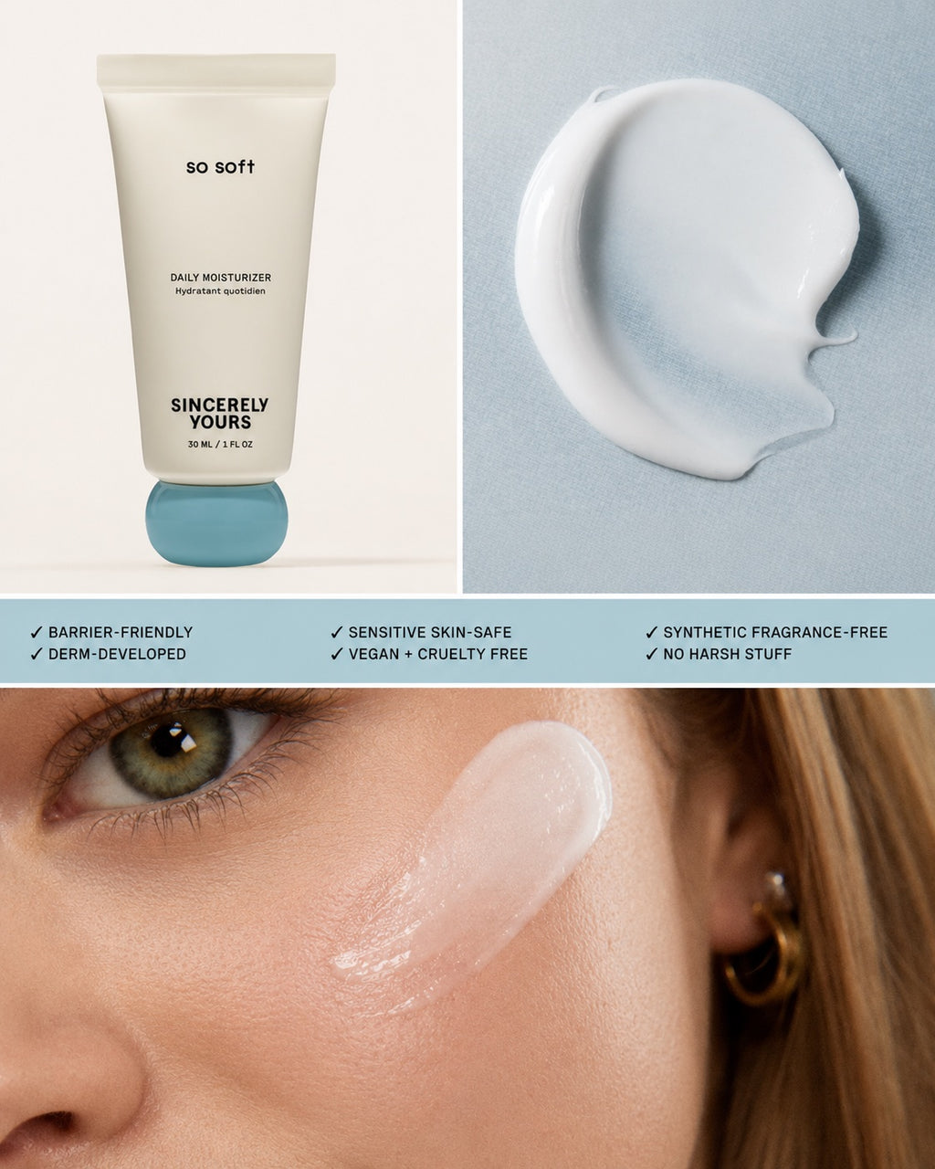 Sincerely Yours | Travel-Size | So Soft Moisturiser (30ml) - UK