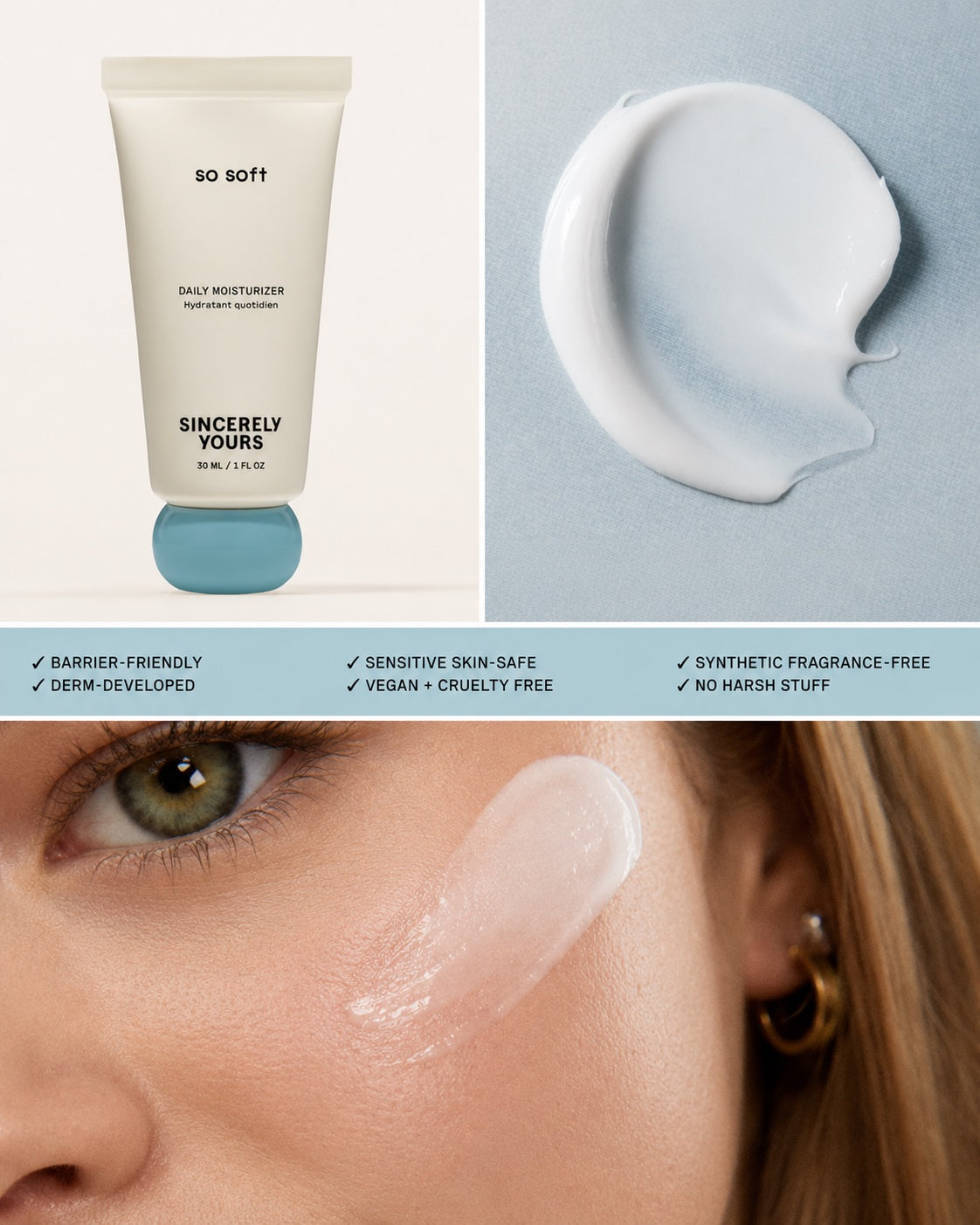 Sincerely Yours | Travel-Size | So Soft Moisturiser (30ml) - UK