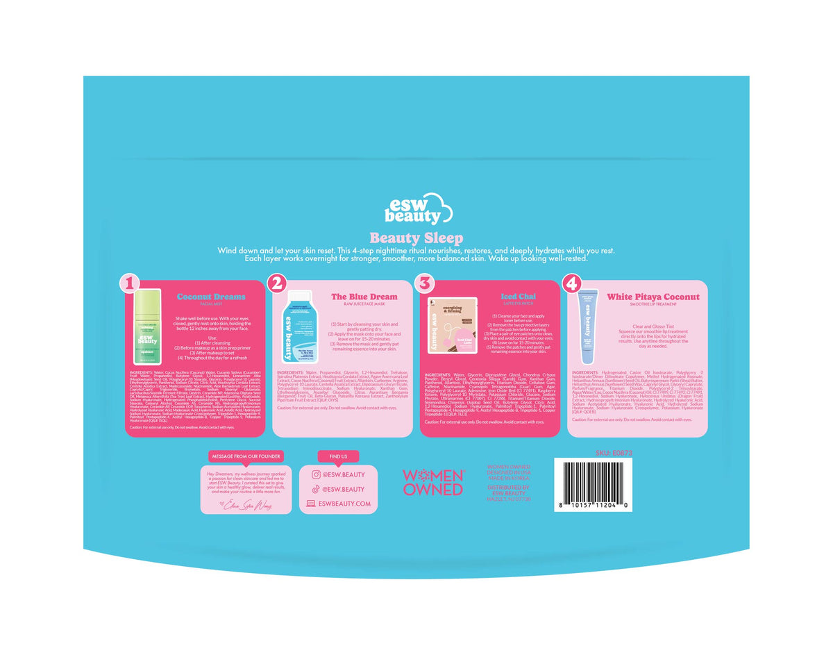 ESW Beauty | Beauty Sleep PM 4 Step Skincare Kit