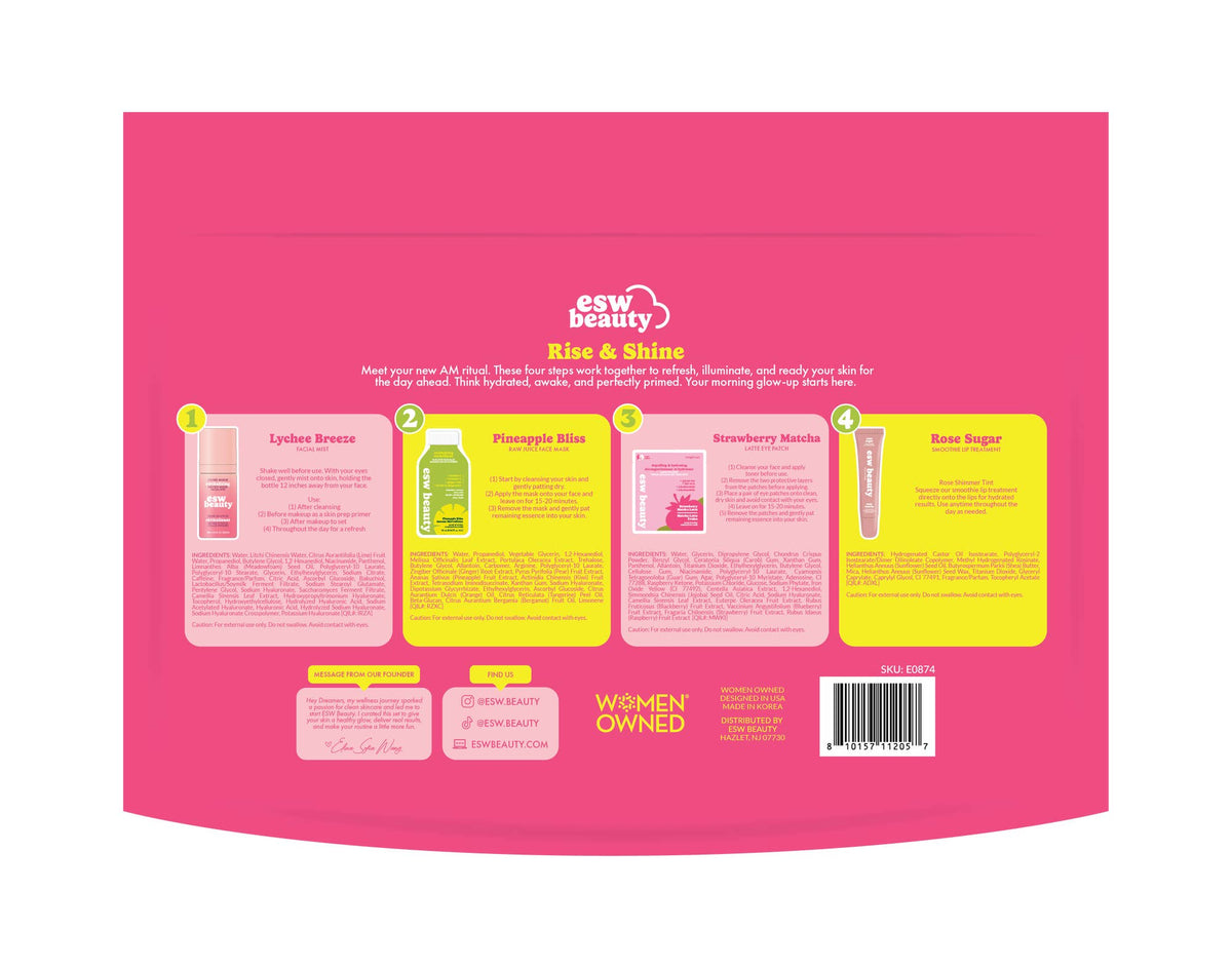 ESW Beauty | Rise & Shine AM 4 Step Skincare Kit