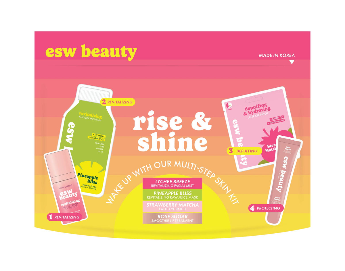 ESW Beauty | Rise & Shine AM 4 Step Skincare Kit